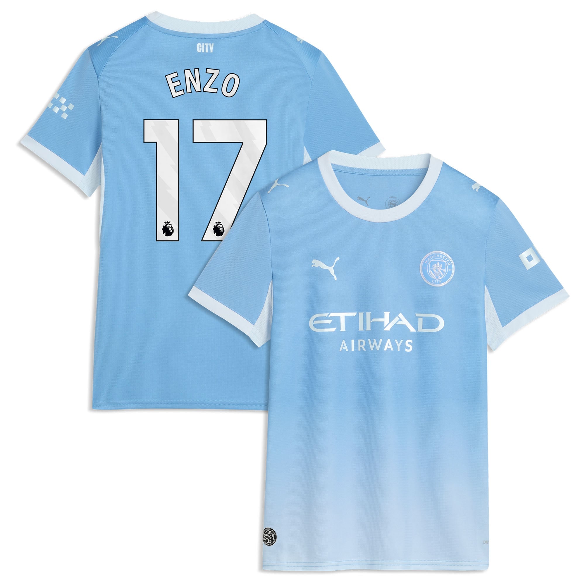 Manchester City Puma Home Shirt 2026-27 - Womens with Enzo 17 printing