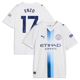 Manchester City Puma Third Shirt 2026-27 - Kids with Enzo 17 printing