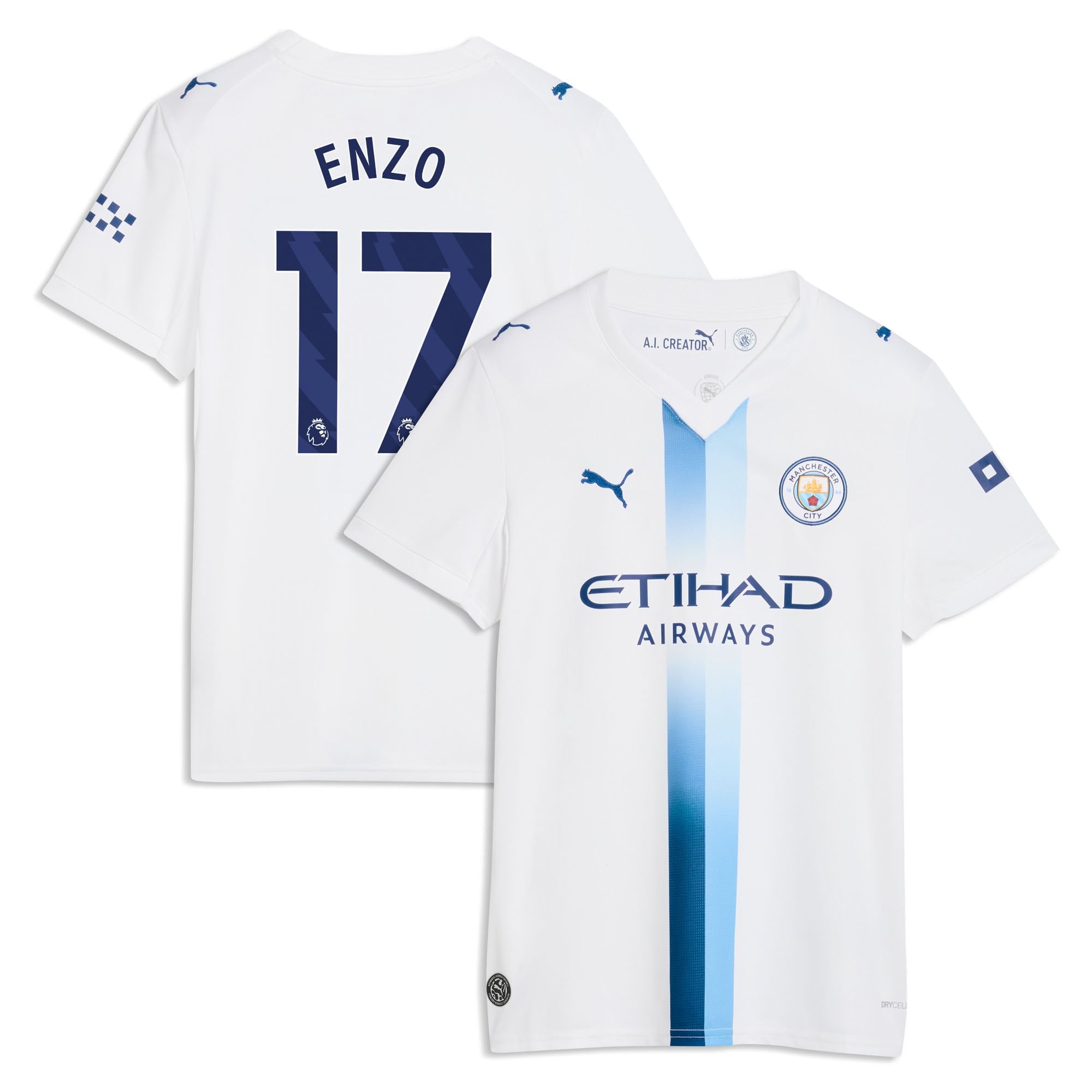 Manchester City Puma Third Shirt 2026-27 - Womens with Enzo 17 printing
