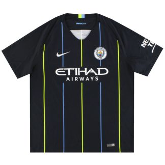 2018-19 Manchester City Nike Away Shirt - Manchester City / Excellent / XXL