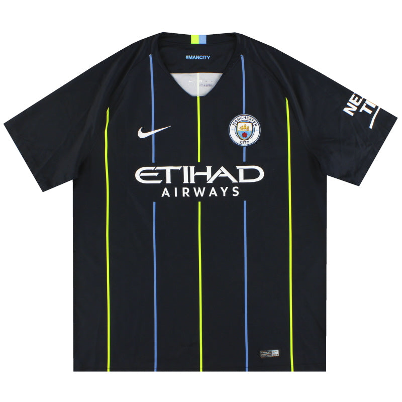 2018-19 Manchester City Nike Away Shirt - Manchester City / Excellent / XXL