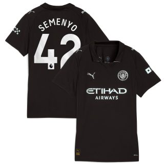 Manchester City PUMA Away Shirt 2025-26 - Womens with Semenyo 42 printing