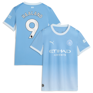 Manchester City PUMA Home Shirt 2026-27 - Womens with Haaland 9 printing