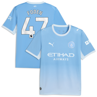 Manchester City PUMA Home Shirt 2026-27 with Foden 47 printing