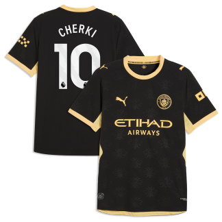 Manchester City Puma Authentic Away Shirt 2026-27 with Cherki 10 printing