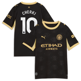 Manchester City Puma Away Shirt 2026-27 - Kids with Cherki 10 printing