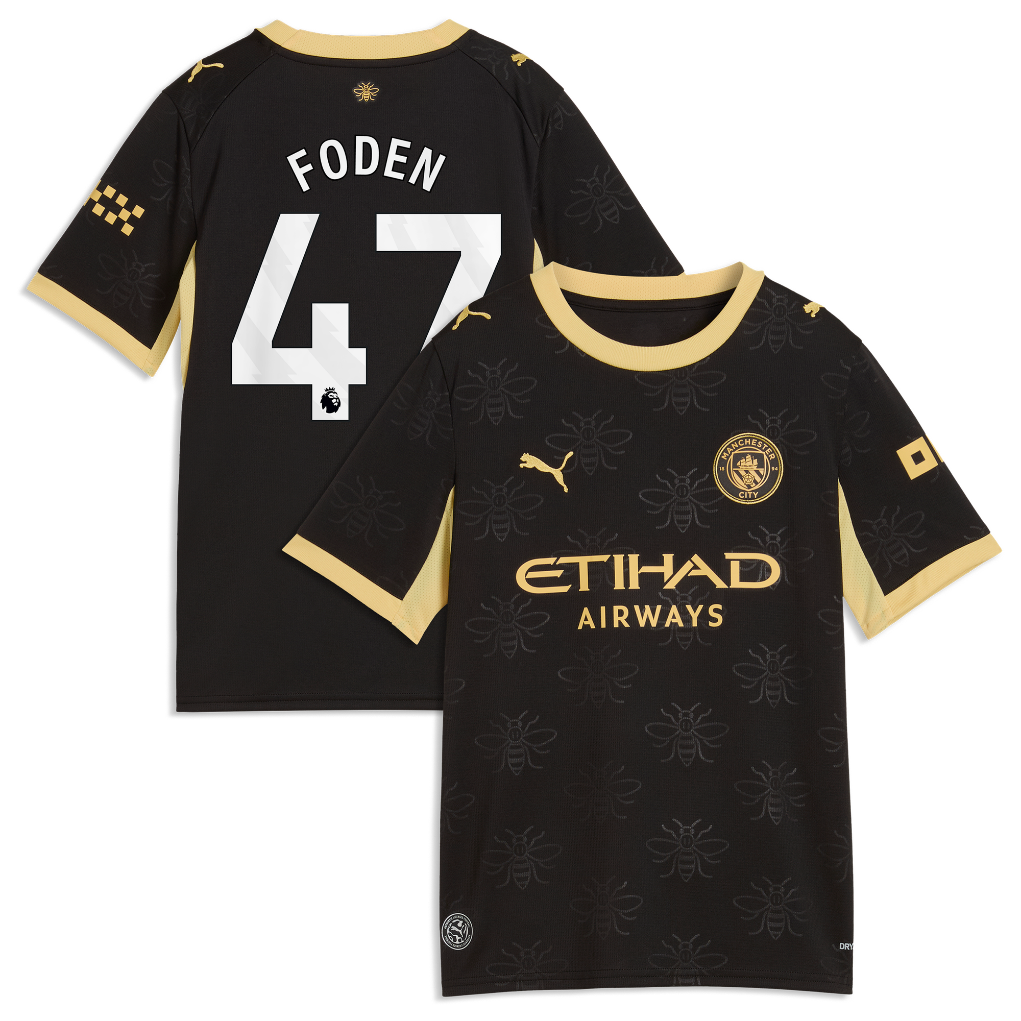 Manchester City Puma Away Shirt 2026-27 - Kids with Foden 47 printing