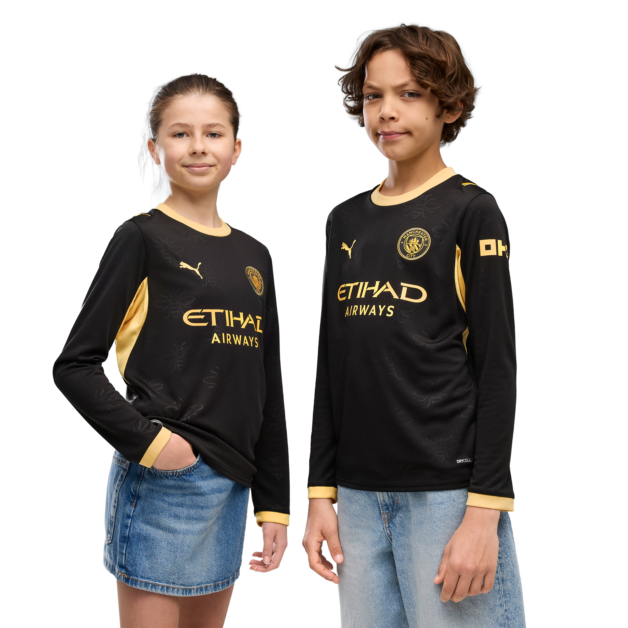 Manchester City Puma Away Shirt 2026-27 - Long Sleeve - Kids