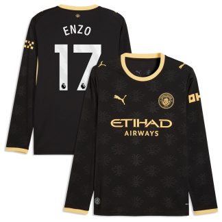 Manchester City Puma Away Shirt 2026-27 - Long Sleeve with Enzo 17 printing