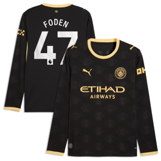 Manchester City Puma Away Shirt 2026-27 - Long Sleeve with Foden 47 printing