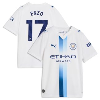 Manchester City Puma Third Shirt 2026-27 - Kids with Enzo 17 printing