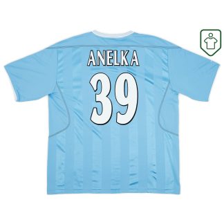 Manchester City Reebok Home Shirt Anelka #39 2003-04 - Excellent - 8/10